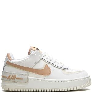 Nike Women's Nike Air Force 1 Low Shadow in Sail Fossil Light Bone